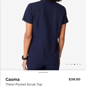 Figs three pocket scrub top